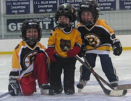 Caleb (left) with his brothers